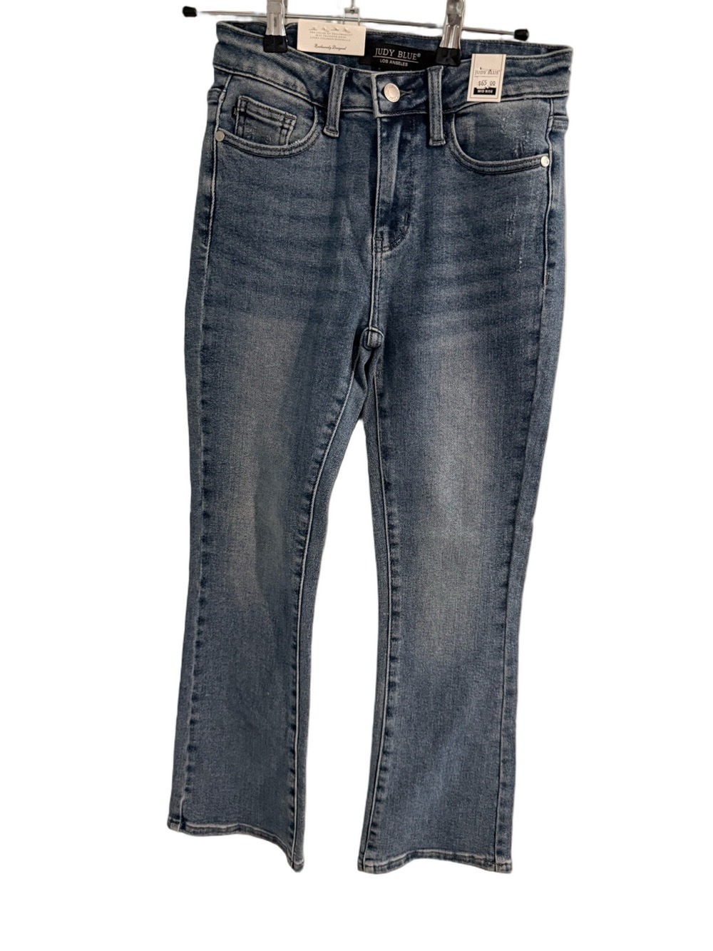 Judy Blue Women's Mid-Rise Light Blue Bootcut Jeans stretch NWT 1/25